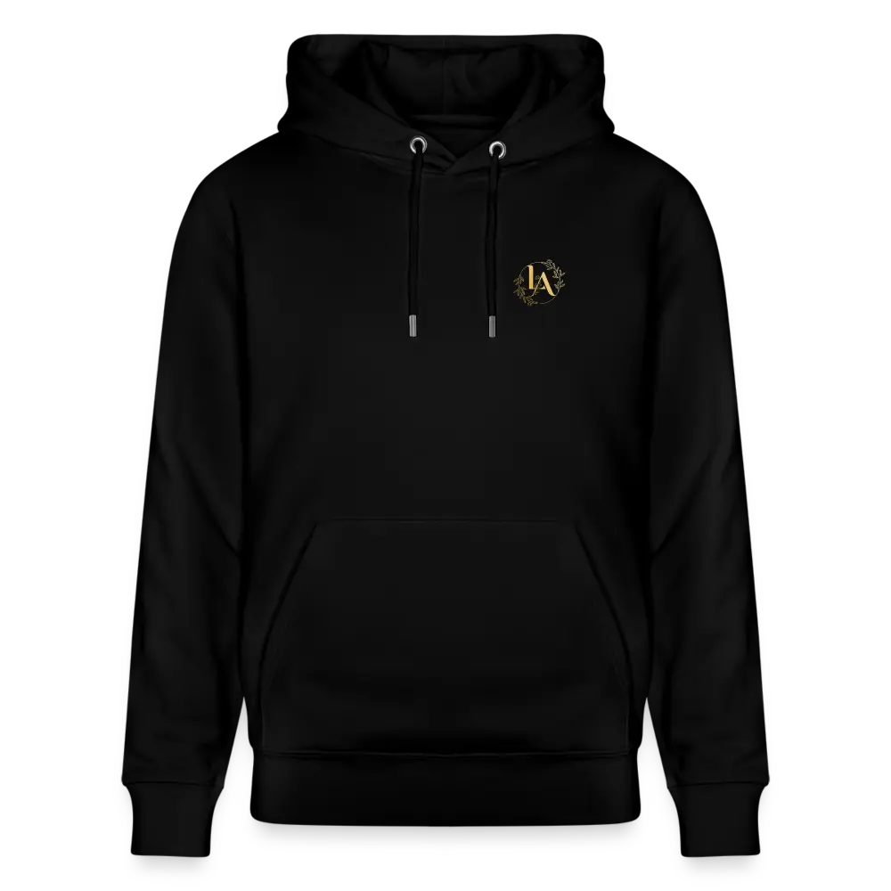 Pull Iconique Life Africa - sweat capuche unisexe noir coton bio