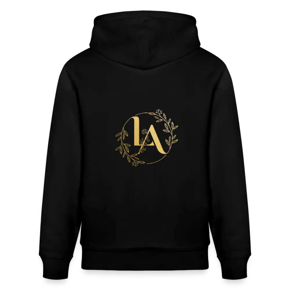 Pull Iconique Life Africa - hoodie streetwear africain coton bio noir
