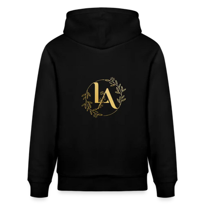 Pull Iconique Life Africa - hoodie streetwear africain coton bio noir