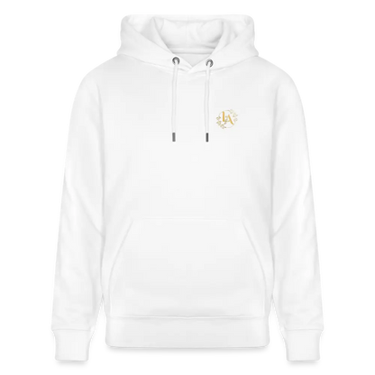 Pull Iconique Life Africa - sweat capuche unisexe blanc coton bio