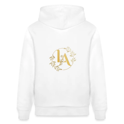Pull Iconique Life Africa - hoodie streetwear africain coton bio blanc
