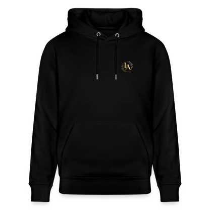Pull Iconique Life Africa - sweat capuche unisexe noir coton bio